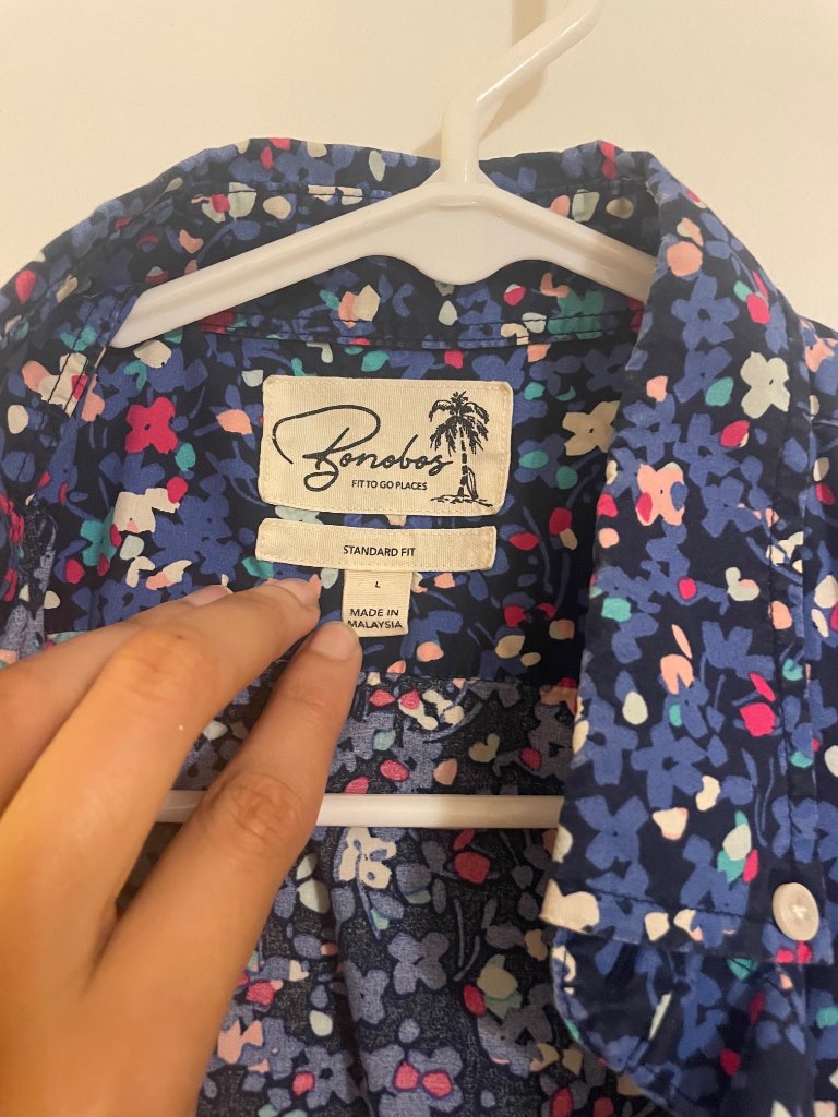Bonobo's Men's Shirt (Large) — image 2 of 3